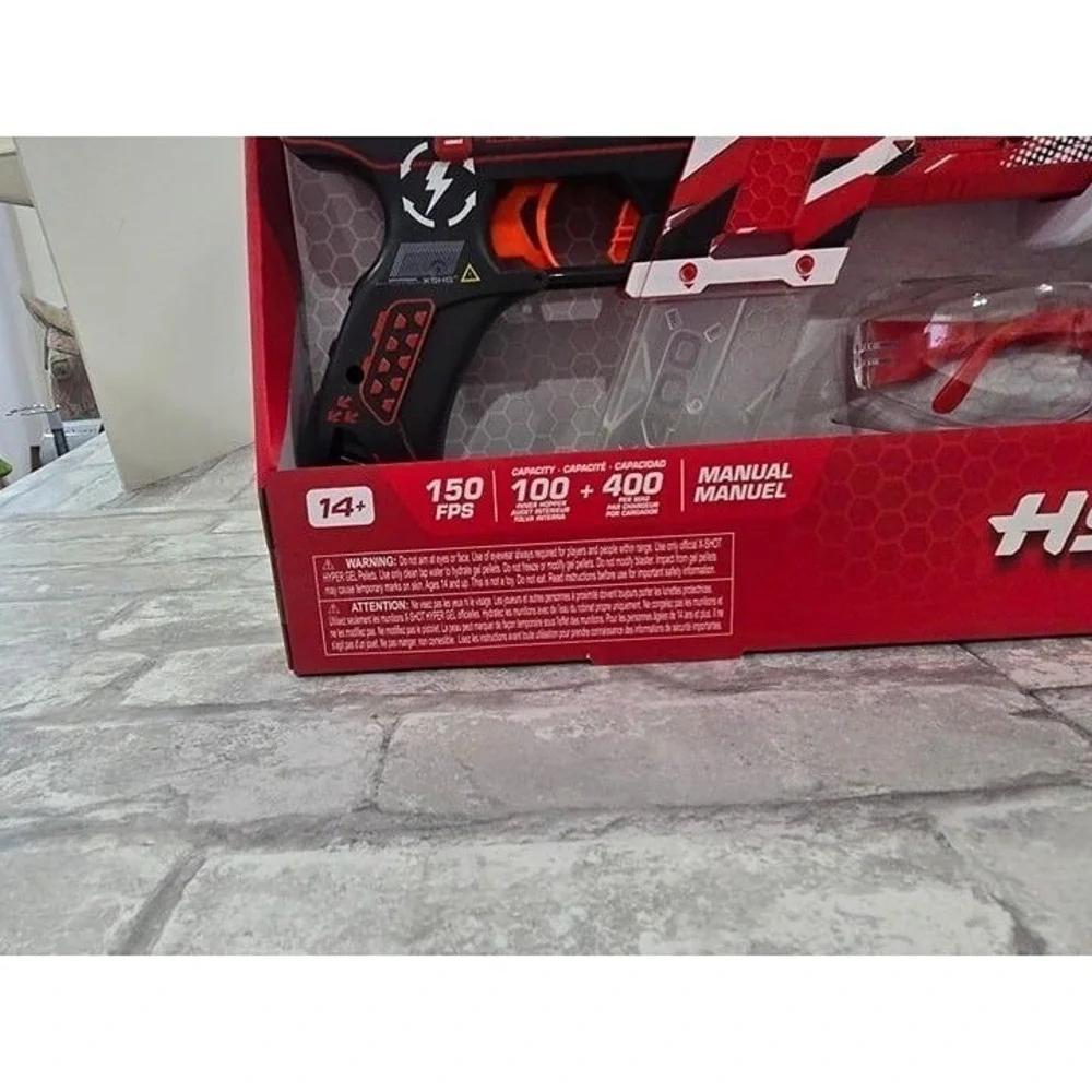 ZURU X SHOT Hyper Gel Clutch Blaster 5,000 Pellets 150 FPS‎ Ages 14+ New